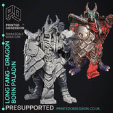 Dragonborn Paladin 3D-printed model